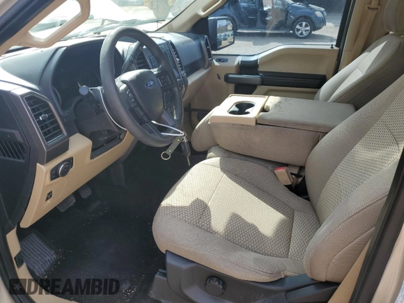 2018 Ford F-150 XL with VIN 1FTEW1CP7JFC86673, listed as a Copart auction lot 50733945 with 103,187 mi miles and Salvage Title. Bid and sale history available at carsss.com. Image 7.