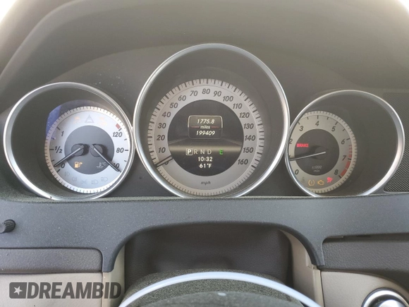 2013 Mercedes-Benz C-Class C 250 Sport with VIN WDDGF4HB3DR253122, listed as a Copart auction lot 49396745 with 199,409 mi miles and Salvage Title. Bid and sale history available at carsss.com. Image 9.