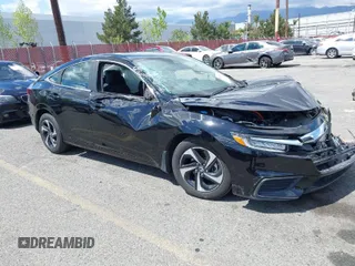 2022 Honda Insight EX with VIN 19XZE4F57NE016682, listed as a IAAI auction lot 41950093 with 35,014 mi miles. Bid and sale history available at carsss.com. Image 1.