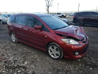 2009 Mazda 5 Touring with VIN JM1CR293590329933, listed as a Copart auction lot 86600434 with 94,951 mi miles and Salvage Title. Bid and sale history available at carsss.com. Image 4.