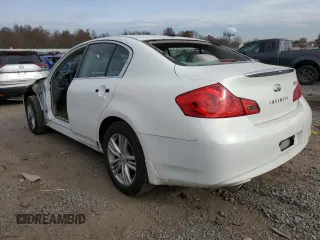 2012 Infiniti G25 x with VIN JN1DV6AR6CM730319, listed as a Copart auction lot 78160814 with 106,619 mi miles and Salvage Title. Bid and sale history available at carsss.com. Image 2.