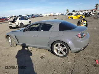 2007 Mazda RX-8 Touring with VIN JM1FE173770208369, listed as a Copart auction lot 80247224 with 138,384 mi miles and Salvage Title. Bid and sale history available at carsss.com. Image 2.