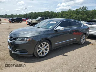 2018 Chevrolet Impala Premier with VIN 2G1125S30J9167543, listed as a Copart auction lot 60367945 with 107,144 mi miles and Salvage title. Bid and sale history available at DreamBid. Image 1.