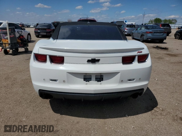 2011 Chevrolet Camaro 2LT with VIN 2G1FC1ED4B9103796, listed as a Copart auction lot 58088565 with 125,916 mi miles and Salvage title. Bid and sale history available at DreamBid. Image 6.