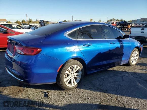 2015 Chrysler 200 Limited with VIN 1C3CCCAB6FN696546, listed as a Copart auction lot 83838844 with 125,238 mi miles and Salvage Title. Bid and sale history available at DreamBid. Image 3.