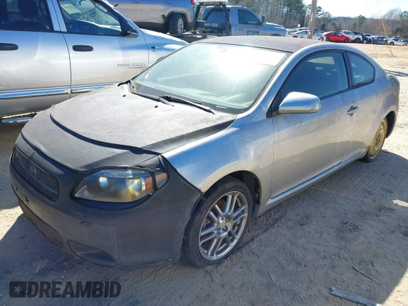 2005 Scion tC with VIN JTKDE177250062379, listed as a IAAI auction lot 41597376 with 220,110 mi miles. Bid and sale history available at carsss.com. Image 2.