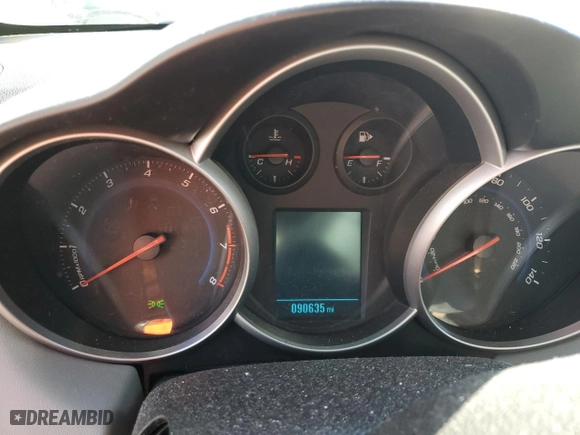 2014 Chevrolet Cruze ECO with VIN 1G1PH5SB8E7284634, listed as a Copart auction lot 48519125 with 90,635 mi miles and Salvage Title. Bid and sale history available at carsss.com. Image 9.