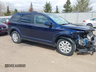 2019 Dodge Journey SE with VIN 3C4PDCBBXKT707700, listed as a IAAI auction lot 42038474 with 57,903 mi miles and . Bid and sale history available at DreamBid. Image 1.