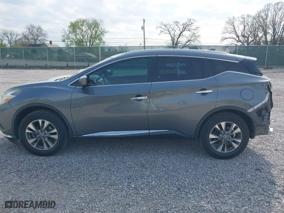 2017 Nissan Murano SV with VIN 5N1AZ2MG4HN137420, listed as a IAAI auction lot 41933199 with 65,025 mi miles. Bid and sale history available at carsss.com. Image 15.