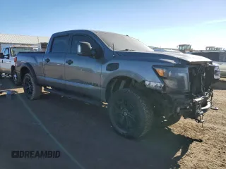 2018 Nissan Titan XD PRO-4X with VIN 1N6BA1F4XJN535697, listed as a Copart auction lot 81540274 with 52,039 mi miles and Salvage Title. Bid and sale history available at carsss.com. Image 4.