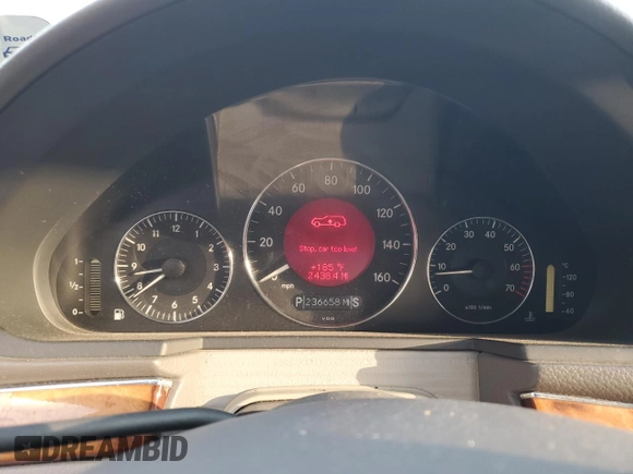 2004 Mercedes-Benz E 500 with VIN WDBUH83J64X112178, listed as a Copart auction lot 78587584 with 236,658 mi miles and Salvage Title. Bid and sale history available at carsss.com. Image 9.