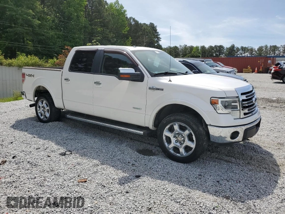 2014 Ford F-150 XL with VIN 1FTFW1ET2EKD01219, listed as a Copart auction lot 56361695 with 209,537 mi miles and Clean title. Bid and sale history available at DreamBid. Image 4.