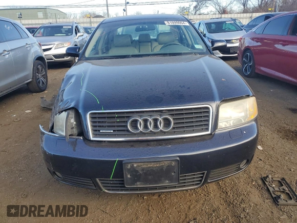 2004 Audi A6 3.0L with VIN WAULT64B94N040666, listed as a Copart auction lot 81099064 with 148,938 mi miles and Clean Title. Bid and sale history available at carsss.com. Image 5.