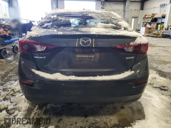 2015 Mazda 3 i Grand Touring with VIN 3MZBM1W70FM232088, listed as a Copart auction lot 87324124 with 93,766 mi miles and Salvage Title. Bid and sale history available at DreamBid. Image 6.