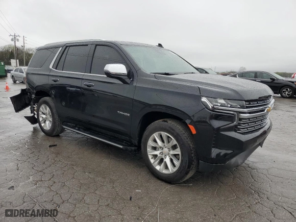 2023 Chevrolet Tahoe Premier with VIN 1GNSKSKDXPR379603, listed as a Copart auction lot 50638965 with 18,949 mi miles and Salvage Title. Bid and sale history available at carsss.com. Image 4.