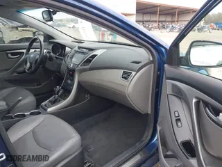 2014 Hyundai Elantra SE with VIN KMHDH4AE0EU057497, listed as a IAAI auction lot 41717476 with 115,030 mi miles. Bid and sale history available at carsss.com. Image 5.