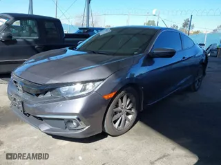 2020 Honda Civic Coupe EX with VIN 2HGFC3B3XLH351512, listed as a IAAI auction lot 41665110 with NaN miles. Bid and sale history available at carsss.com. Image 2.