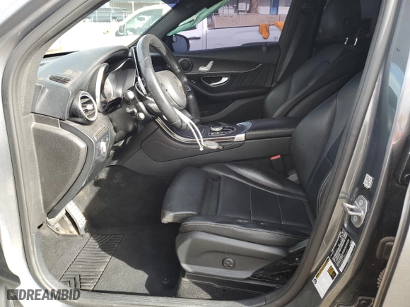 2018 Mercedes-Benz GLC with VIN WDC0G4JB1JV016757, listed as a Copart auction lot 43583665 with 0 mi miles and Salvage Title. Bid and sale history available at carsss.com. Image 7.