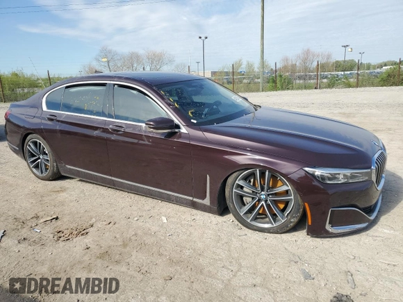 2020 BMW 7 Series 750i xDrive с VIN WBA7U2C02LGM27019, выставлен на аукционе Copart как лот 54122615 с пробегом Не указан миль и Списание • Salvage title. История ставок и продаж доступна на DreamBid. Изображение 4.