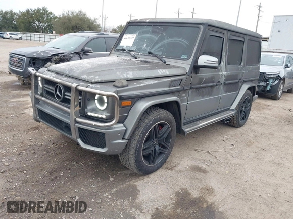 2017 Mercedes-Benz G-Class AMG G 63 with VIN WDCYC7DF9HX277129, listed as a IAAI auction lot 41631779 with 93,810 mi miles. Bid and sale history available at carsss.com. Image 2.