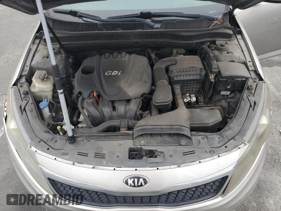 2013 Kia Optima EX with VIN 5XXGN4A77DG119235, listed as a Copart auction lot 59583675 with Not provided miles and Salvage title. Bid and sale history available at DreamBid. Image 11.