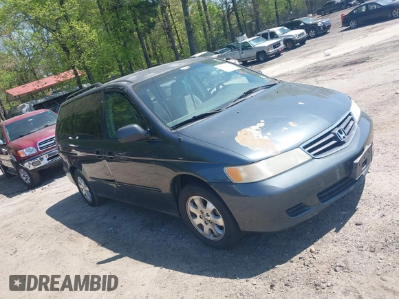 2003 Honda Odyssey EX with VIN 5FNRL18683B132703, listed as a IAAI auction lot 42004982 with Not Provided miles and . Bid and sale history available at DreamBid. Image 1.