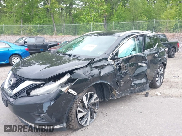 2017 Nissan Murano SL with VIN 5N1AZ2MH3HN159448, listed as a IAAI auction lot 42366598 with 294,199 mi miles and . Bid and sale history available at DreamBid. Image 6.