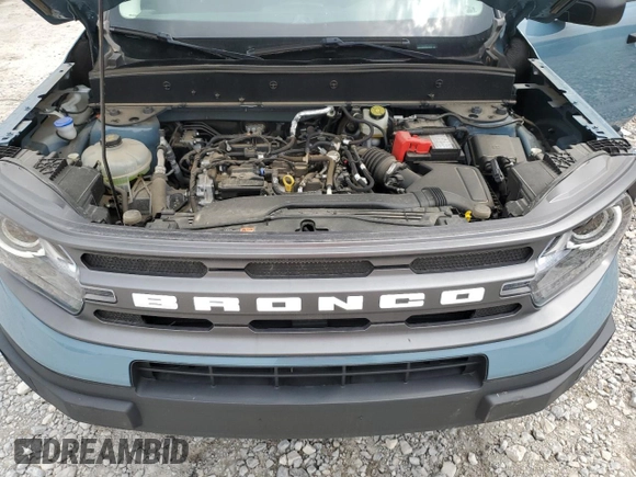 2022 Ford Bronco Sport Big Bend z VIN 3FMCR9B62NRD10906, wystawiony jako Copart lot #59167885 z przebiegiem 46 433 mil mil oraz Szkoda całkowita • Salvage title. Historia ofert i sprzedaży dostępna na DreamBid. Obrazek 12.