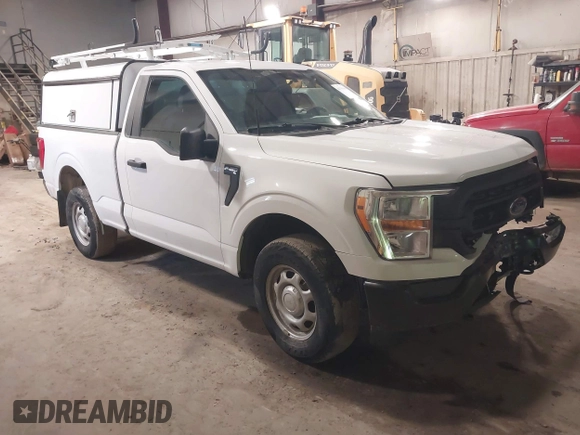 2021 Ford F-150 XL with VIN 1FTMF1EB1MKF01246, listed as a IAAI auction lot 41736886 with 44,558 mi miles and . Bid and sale history available at DreamBid. Image 1.