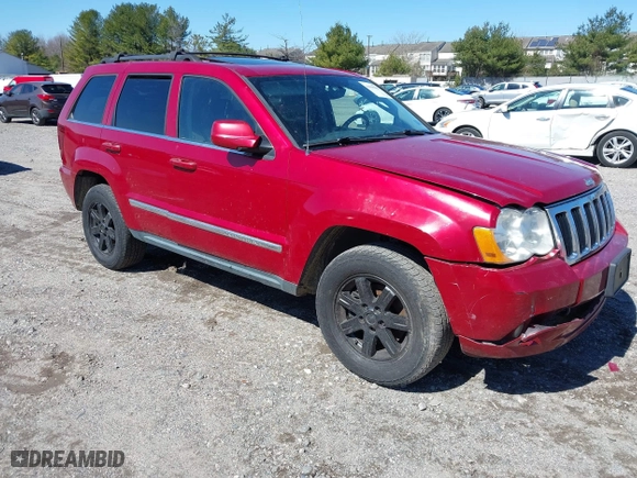 2009 Jeep Grand Cherokee Limited with VIN 1J8HR58P69C553747, listed as a IAAI auction lot 41860865 with 169,841 mi miles. Bid and sale history available at carsss.com. Image 1.