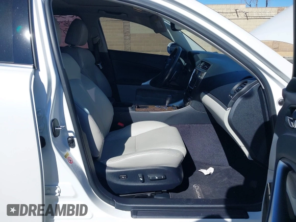 2012 Lexus IS 250 with VIN JTHBF5C25C5183046, listed as a IAAI auction lot 41587414 with 50,952 mi miles and . Bid and sale history available at DreamBid. Image 5.