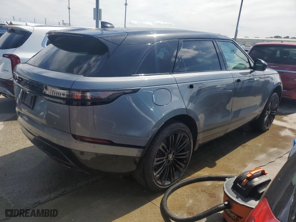 2024 Land Rover Range Rover Velar Dynamic SE with VIN SALYL2EX7RA372768, listed as a Copart auction lot 75570004 with 0 mi miles and Salvage Title. Bid and sale history available at carsss.com. Image 3.