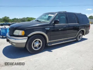 2002 Ford Expedition Eddie Bauer z VIN 1FMRU17W82LA22014, wystawiony jako Copart lot #58139015 z przebiegiem Nie podano mil oraz Szkoda całkowita • Salvage title. Historia ofert i sprzedaży dostępna na DreamBid. Obrazek 1.