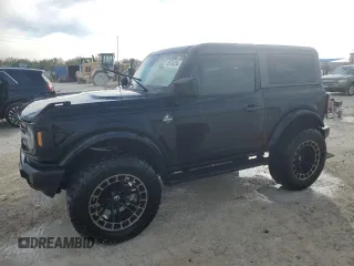 2022 Ford Bronco z VIN 1FMDE5AHXNLB04601, wystawiony jako Copart lot #85704284 z przebiegiem 34 708 mil mil oraz Szkoda całkowita • Salvage title. Historia ofert i sprzedaży dostępna na DreamBid. Obrazek 1.