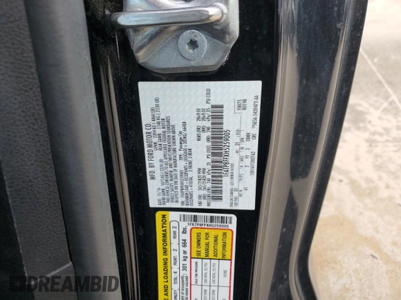 2017 Ford Mustang GT Premium with VIN 1FATP8FFXH5259005, listed as a Copart auction lot 89344785 with 77,139 mi miles and Salvage title. Bid and sale history available at DreamBid. Image 14.