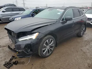 2022 Volvo XC60 Momentum with VIN YV4L12RK4N1925826, listed as a Copart auction lot 86146764 with 27,829 mi miles and Salvage Title. Bid and sale history available at carsss.com. Image 1.