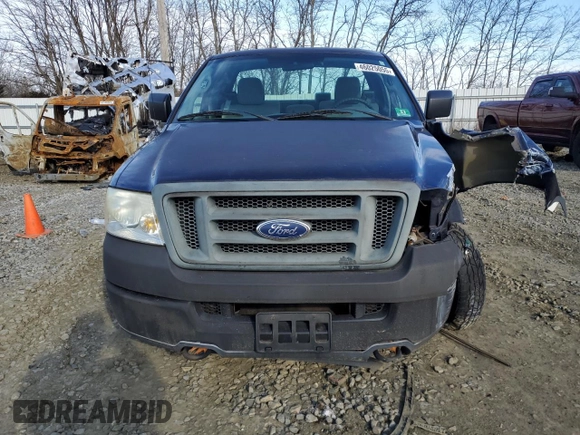 2005 Ford F-150 XL with VIN 1FTRF14W55NC03700, listed as a Copart auction lot 46025055 with 58,954 mi miles and Salvage Title. Bid and sale history available at carsss.com. Image 5.