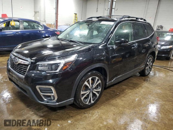 2021 Subaru Forester Limited with VIN JF2SKAUC0MH472057, listed as a Copart auction lot 60138505 with 67,333 mi miles and Salvage title. Bid and sale history available at DreamBid. Image 1.