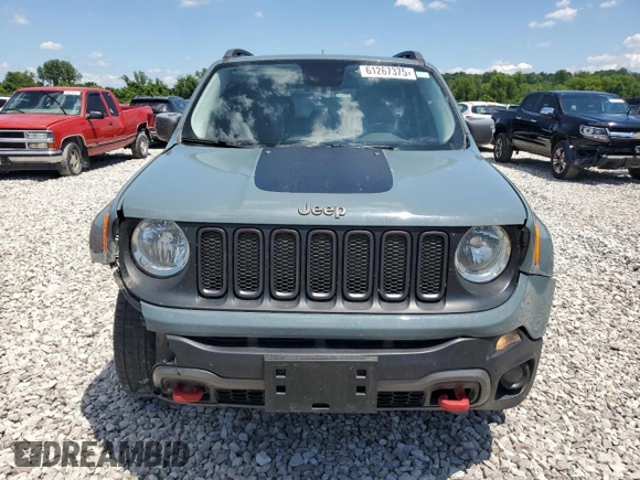 2016 Jeep Renegade Trailhawk with VIN ZACCJBCT7GPD39077, listed as a Copart auction lot 61267375 with 175,784 mi miles and Salvage title. Bid and sale history available at DreamBid. Image 5.
