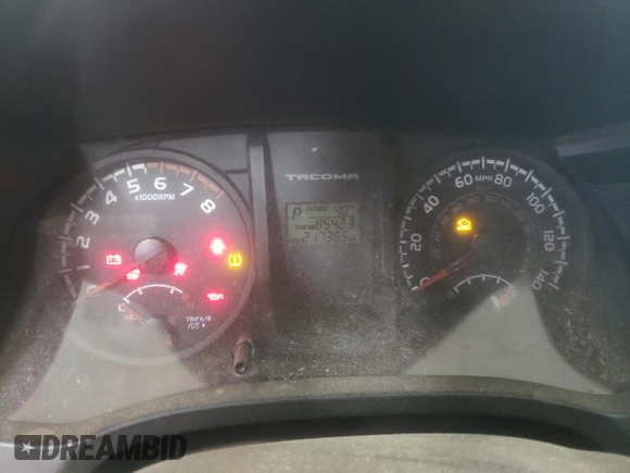 2016 Toyota Tacoma SR z VIN 5TFRX5GN8GX053693, wystawiony jako Copart lot #83770604 z przebiegiem 217 365 mil mil oraz Szkoda całkowita • Salvage title. Historia ofert i sprzedaży dostępna na DreamBid. Obrazek 9.