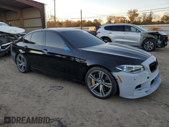 2016 BMW M5 with VIN WBSFV9C53GG343578, listed as a Copart auction lot 83691764 with 78,455 mi miles and Salvage Title. Bid and sale history available at carsss.com. Image 4.
