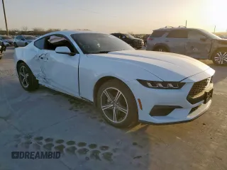 2024 Ford Mustang EcoBoost with VIN 1FA6P8TH3R5143245, listed as a Copart auction lot 47927095 with 15,108 mi miles and Salvage Title. Bid and sale history available at carsss.com. Image 4.