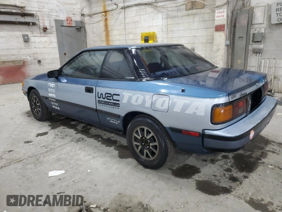 1987 Toyota Celica with VIN JT2ST67C3H7085589, listed as a Copart auction lot 44126585 with 81,830 mi miles and Salvage title. Bid and sale history available at DreamBid. Image 2.