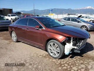 2015 Lincoln MKZ Hybrid with VIN 3LN6L2LUXFR619608, listed as a Copart auction lot 58407575 with 45,710 mi miles and Salvage title. Bid and sale history available at DreamBid. Image 4.