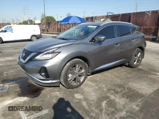 2020 Nissan Murano Platinum z VIN 5N1AZ2DJ8LN170067, wystawiony jako Copart lot #49173855 z przebiegiem 73 704 mil mil oraz Szkoda całkowita • Salvage title. Historia ofert i sprzedaży dostępna na DreamBid. Obrazek 1.