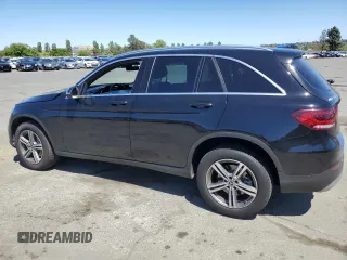 2020 Mercedes-Benz GLC 300 with VIN W1N0G8DB2LF865701, listed as a Copart auction lot 57862225 with 51,074 mi miles and Salvage title. Bid and sale history available at DreamBid. Image 2.