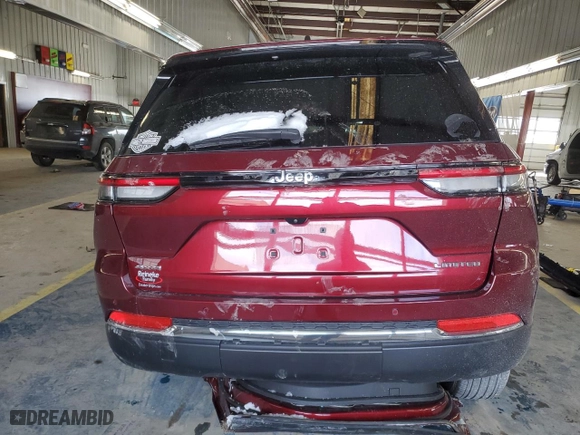 2023 Jeep Grand Cherokee Limited with VIN 1C4RJHBG9PC517058, listed as a Copart auction lot 43513915 with 0 mi miles and Non Repairable. Bid and sale history available at carsss.com. Image 6.