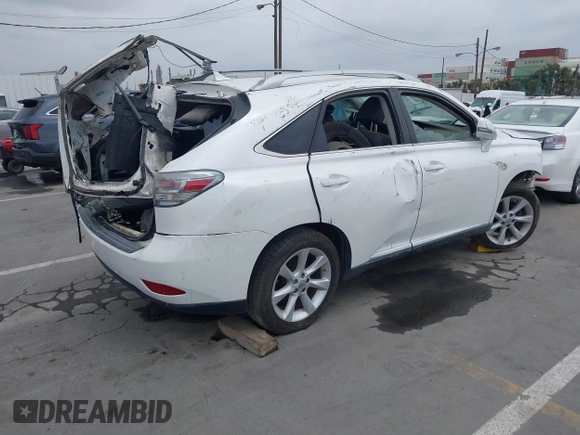 2012 Lexus RX with VIN 2T2ZK1BA5CC075232, listed as a IAAI auction lot 39739266 with Not Provided miles and . Bid and sale history available at carsss.com. Image 4.