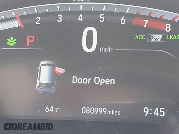 2018 Honda CR-V Touring with VIN 7FARW1H93JE027294, listed as a IAAI auction lot 41903484 with 80,999 mi miles and . Bid and sale history available at DreamBid. Image 7.