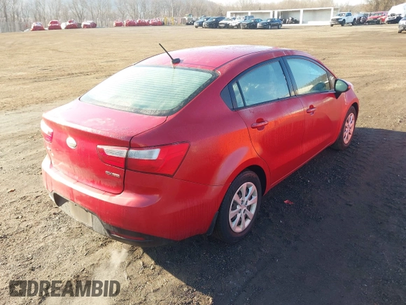2015 Kia Rio EX with VIN KNADN4A36F6427415, listed as a IAAI auction lot 41671078 with 137,013 mi miles. Bid and sale history available at carsss.com. Image 4.